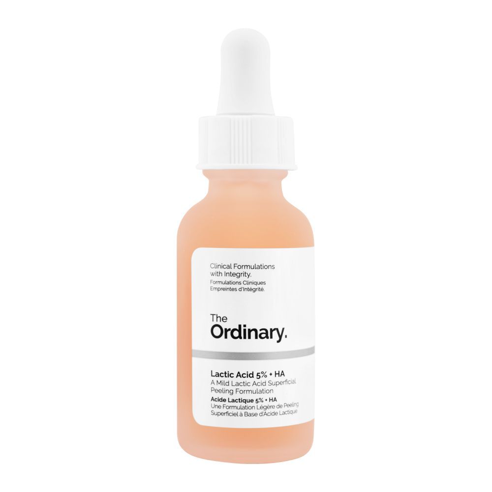 The Ordinary – Lactic Acid 10% + Hyaluronic Acid 30ml ذا أورديناري – حمض اللاكتيك 10% + حمض الهيالورونيك 30مل