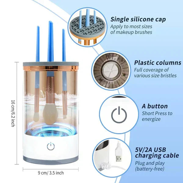 𝐀𝐮𝐫𝐚𝐲𝐚 𝐒𝐤𝐢𝐧𝐜𝐚𝐫𝐞™ Makeup Brush Cleaner – منظف فرش المكياج