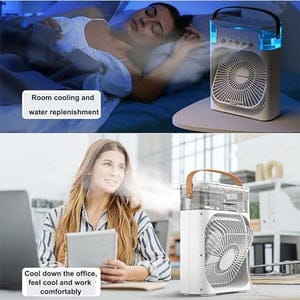 "Mini Ice Cooling Fan – Portable USB Air Cooler for Home & Office"