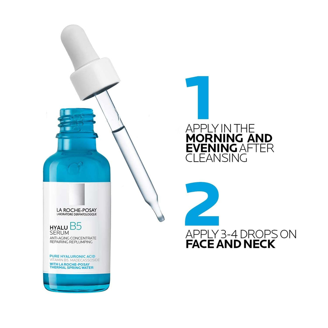 La Roche-Posay Pure Hyaluronic Acid Serum سيروم حمض الهيالورونيك النقي من لاروش بوزيه