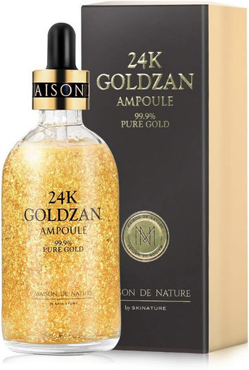 24k GOLDZAN Ampoule 99.9% Pure Gold Serum سيروم 24k GOLDZAN الأمبول 99.9% ذهب نقي