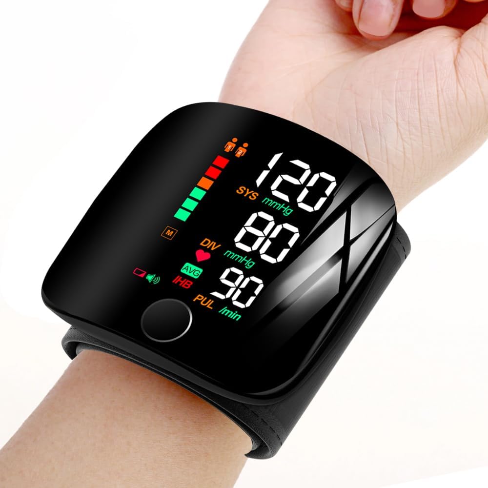 Digital Wrist Blood Pressure Monitor | Accurate & Easy-to-Use Sphygmomanometer