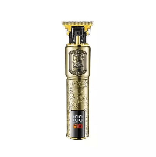 "Professional Gold Hair Trimmer for Men – Cordless Electric Hair Clipper