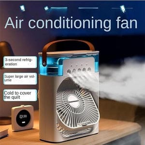 "Mini Ice Cooling Fan – Portable USB Air Cooler for Home & Office"